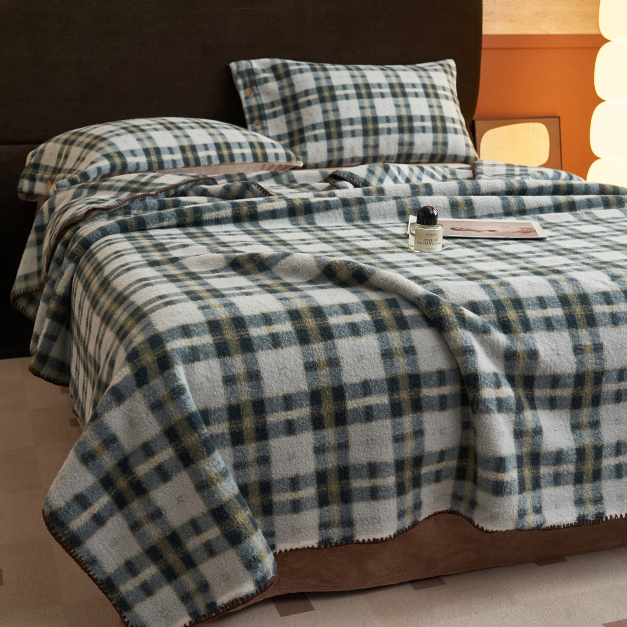 91家纺网 家纺一手货源 找家纺 寐绸家纺 2025新款230g双层羊绒牛奶绒毛毯 双层毛毯-威尔士亲格