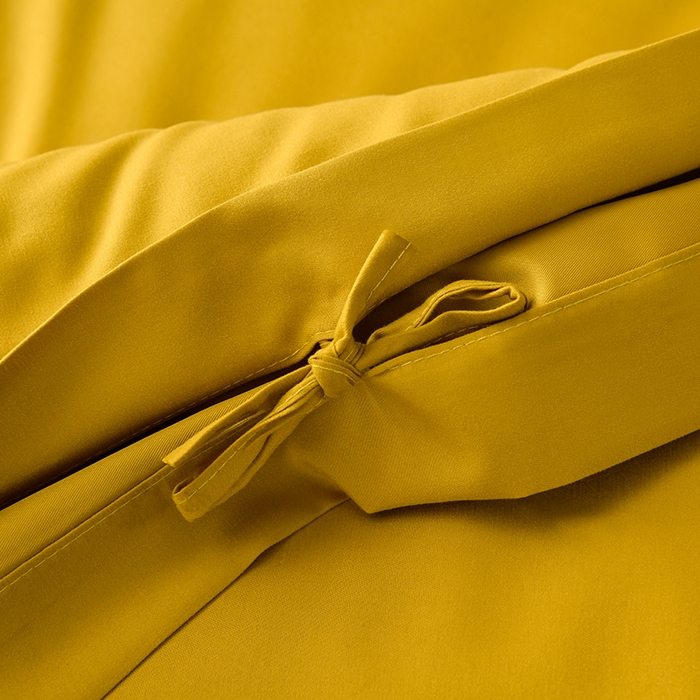 91家纺网 家纺一手货源 找家纺 万花酒店布草 2025新款酒店民宿专用四件套 黄色中厚款