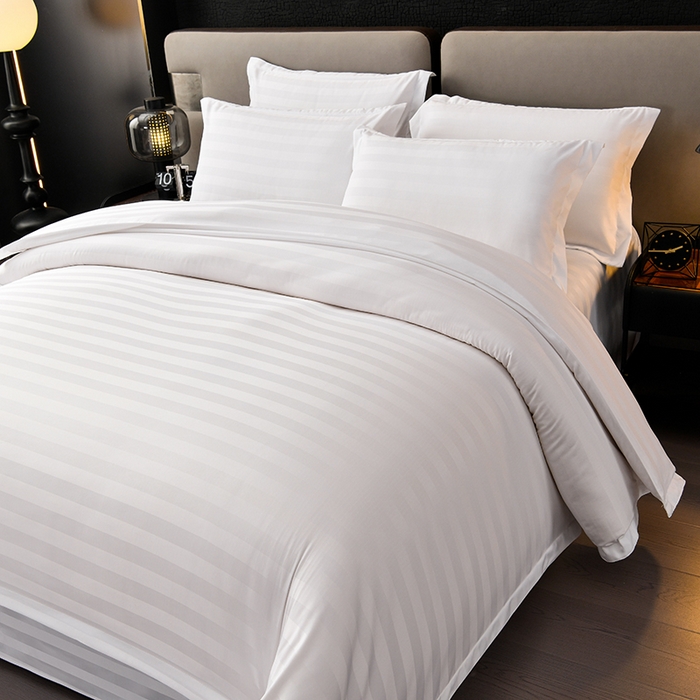 91家纺网 家纺一手货源 找家纺 万花酒店布草 2025新款酒店民宿专用四件套 缎条款加厚款