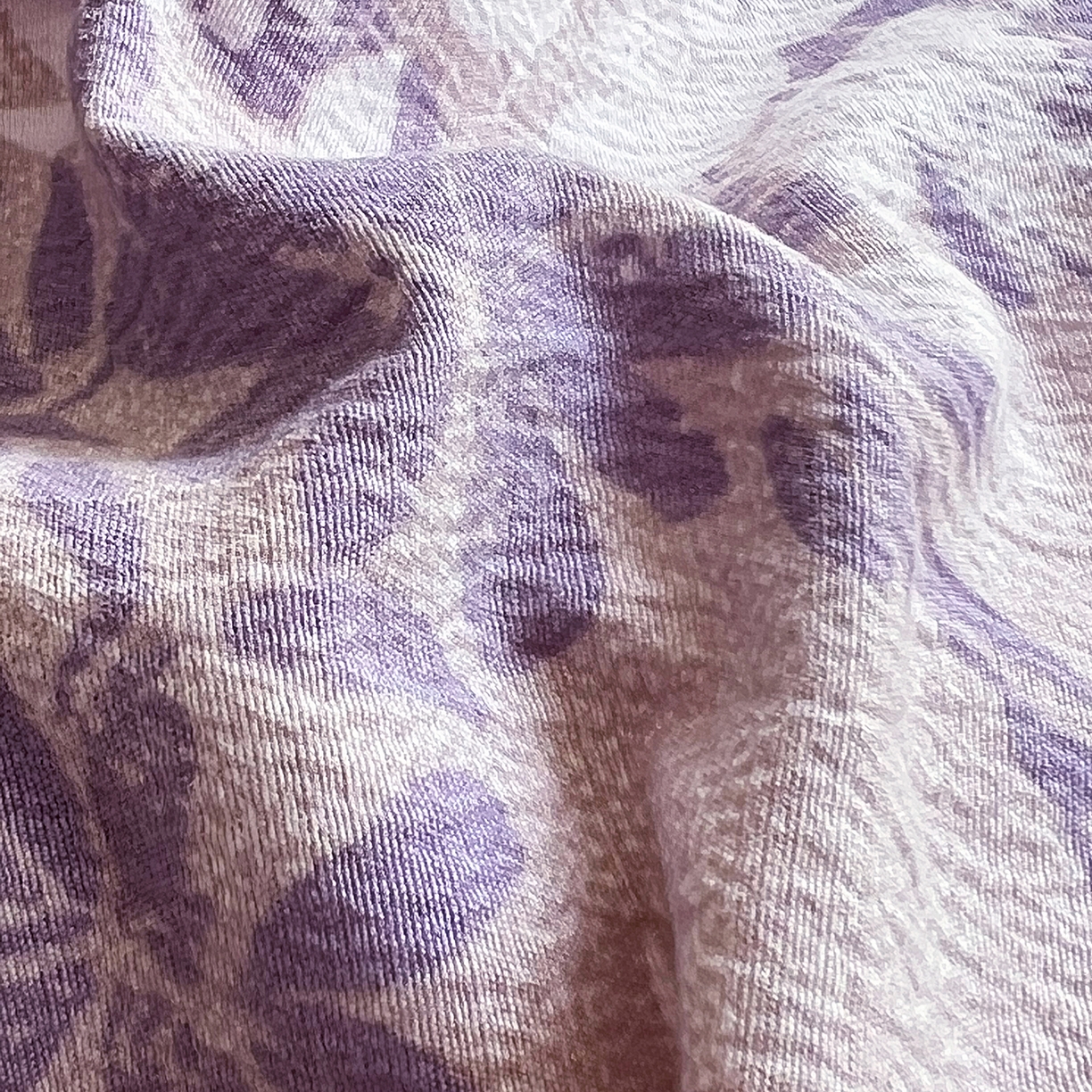 91家纺网 家纺一手货源 找家纺 灿哈家纺 2025新款复古风仿麻四件套 花影