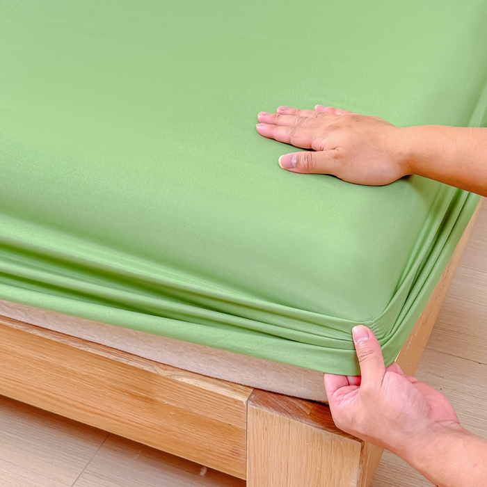 91家纺网 家纺一手货源 找家纺 （总）佑佳家纺 2025年新款铂金棉芦荟棉单床笠，有配套枕套「支持定制各种尺寸」