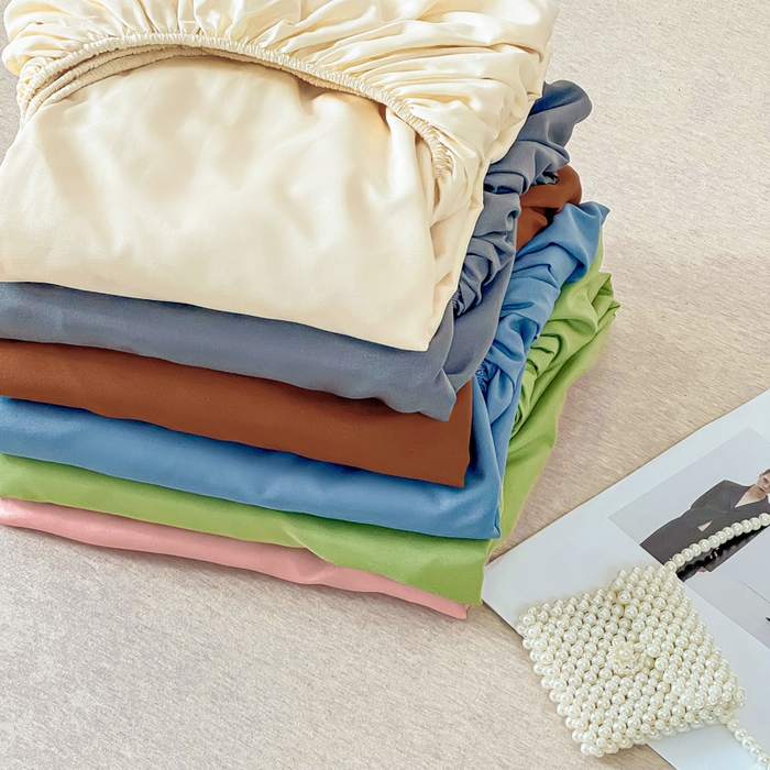 91家纺网 家纺一手货源 找家纺 佑佳家纺 2025年新款铂金棉芦荟棉单床笠，有配套枕套「支持定制各种尺寸」 叠拍