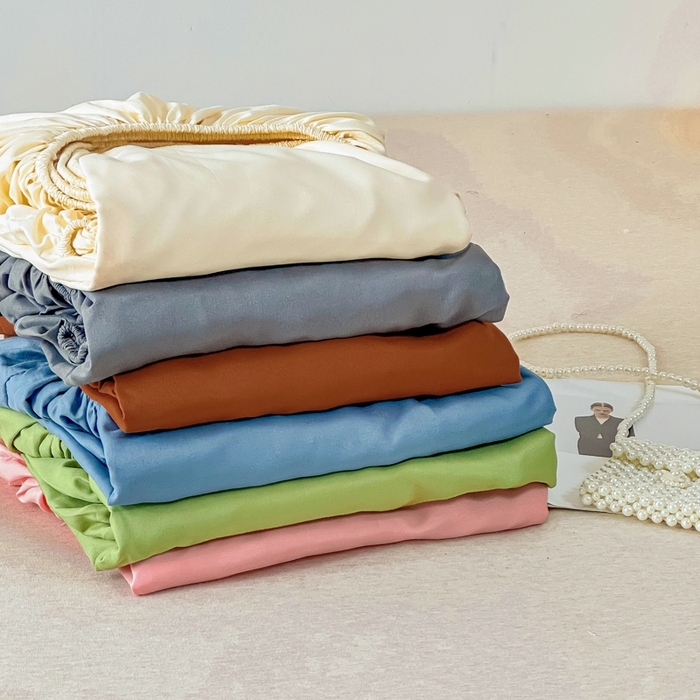 91家纺网 家纺一手货源 找家纺 佑佳家纺 2025年新款铂金棉芦荟棉单床笠，有配套枕套「支持定制各种尺寸」 叠拍