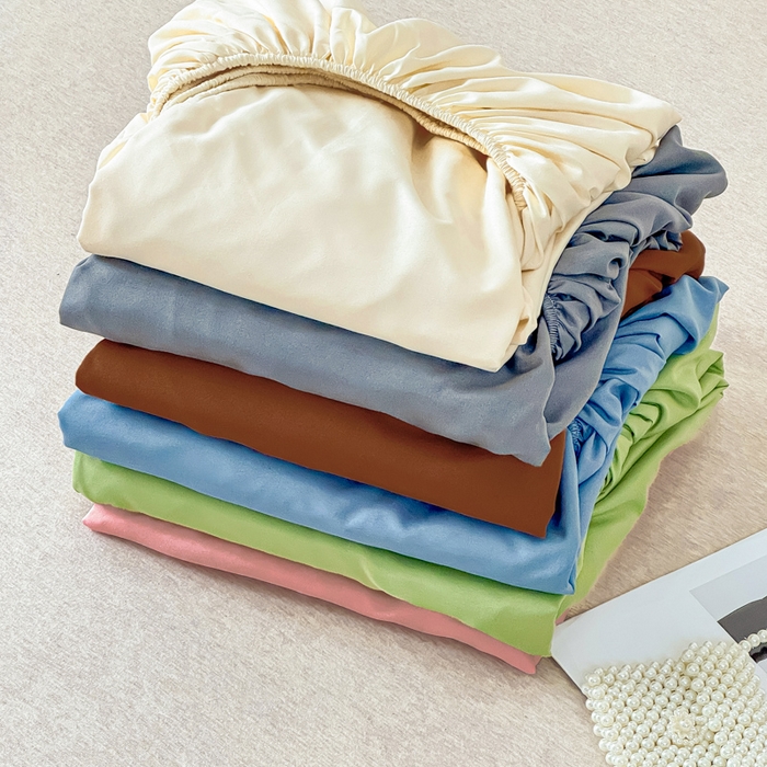 91家纺网 家纺一手货源 找家纺 佑佳家纺 2025年新款铂金棉芦荟棉单床笠，有配套枕套「支持定制各种尺寸」 叠拍