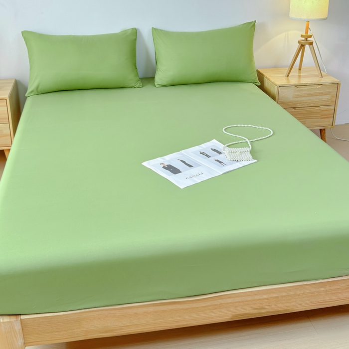 91家纺网 家纺一手货源 找家纺 （总）佑佳家纺 2025年新款铂金棉芦荟棉单床笠，有配套枕套「支持定制各种尺寸」