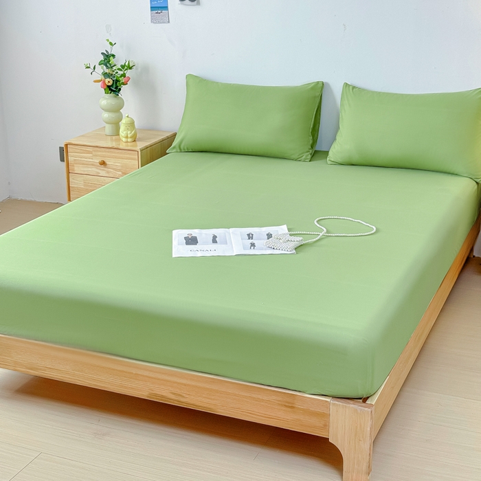 91家纺网 家纺一手货源 找家纺 （总）佑佳家纺 2025年新款铂金棉芦荟棉单床笠，有配套枕套「支持定制各种尺寸」