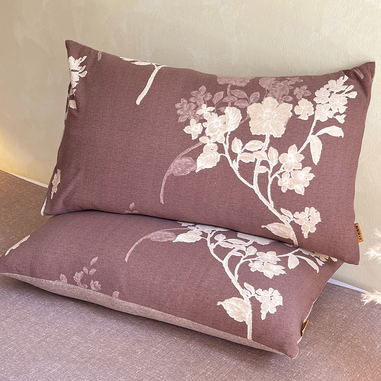 91家纺网 家纺一手货源 找家纺 灿哈家纺 2025新款复古风仿麻四件套 莫兰朵