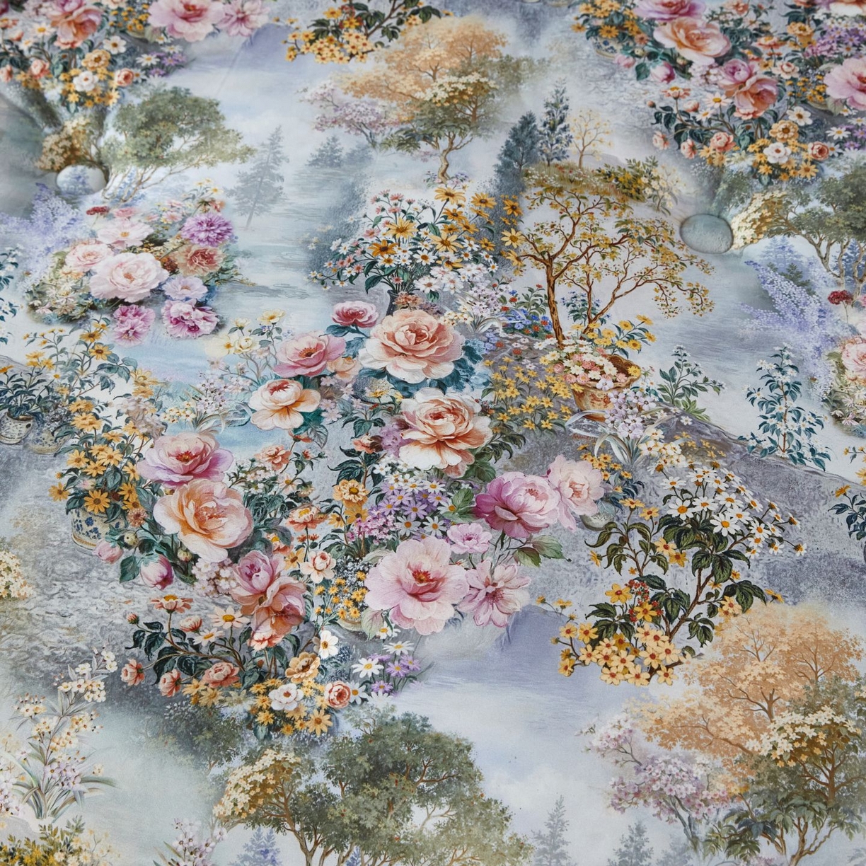 91家纺网 家纺一手货源 找家纺 缔锦家纺 2025新款虫草针织养肤豆豆被被子被芯 浮光枝恋-绿