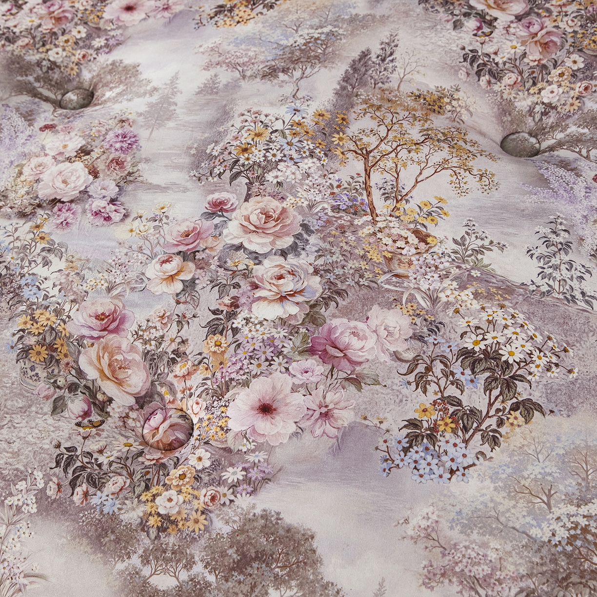 91家纺网 家纺一手货源 找家纺 缔锦家纺 2025新款虫草针织养肤豆豆被被子被芯 浮光枝恋