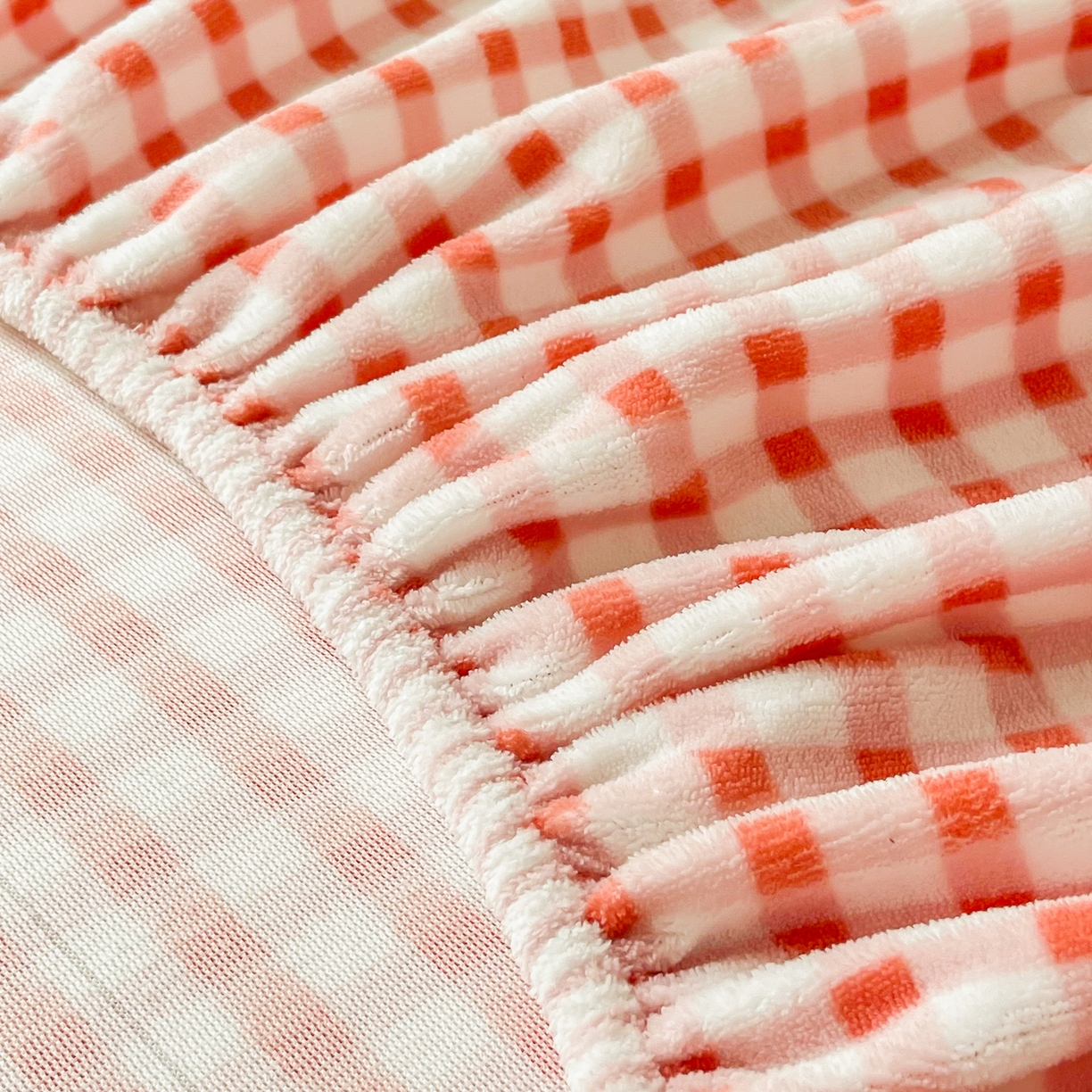 91家纺网 家纺一手货源 找家纺 恬澳家纺 2025新款200g高克重牛奶绒床笠单品床笠单件单床笠 暖阳-蜜桃格