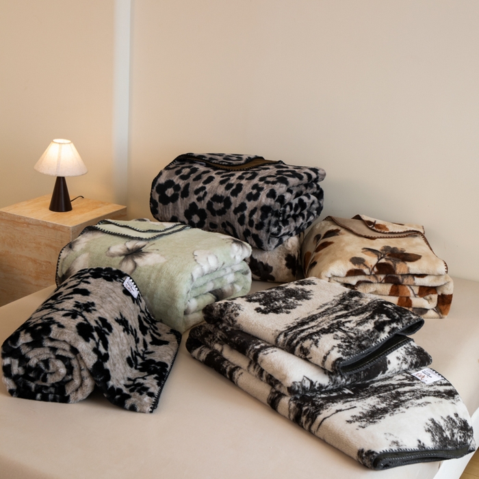 子曰 2025新款A类美拉德兔绒复合毯系列 组合图