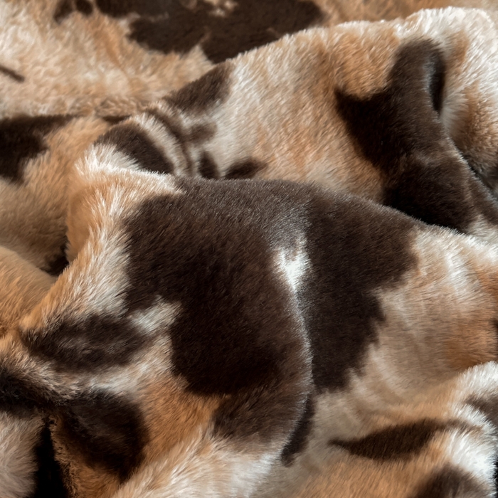 91家纺网 家纺一手货源 找家纺 子曰 2025新款A类美拉德兔绒复合毯系列 美拉德毛毯-花语