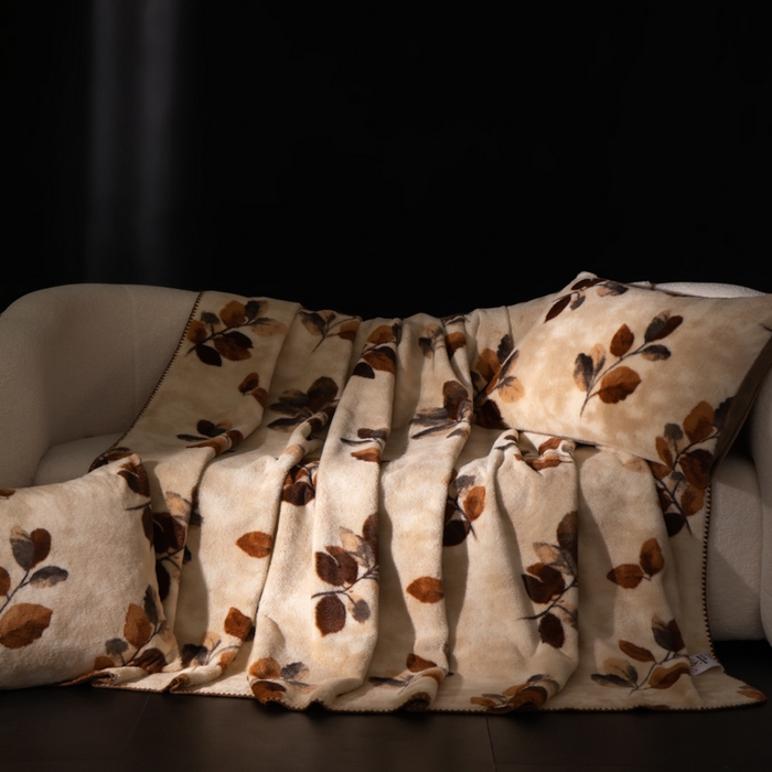 91家纺网 家纺一手货源 找家纺 子曰 2025新款A类美拉德兔绒复合毯系列 美拉德毛毯-曼丽