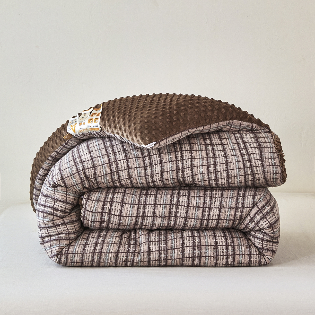 91家纺网 家纺一手货源 找家纺 （总）缔锦家纺 2025新款亚麻豆豆被被子被芯