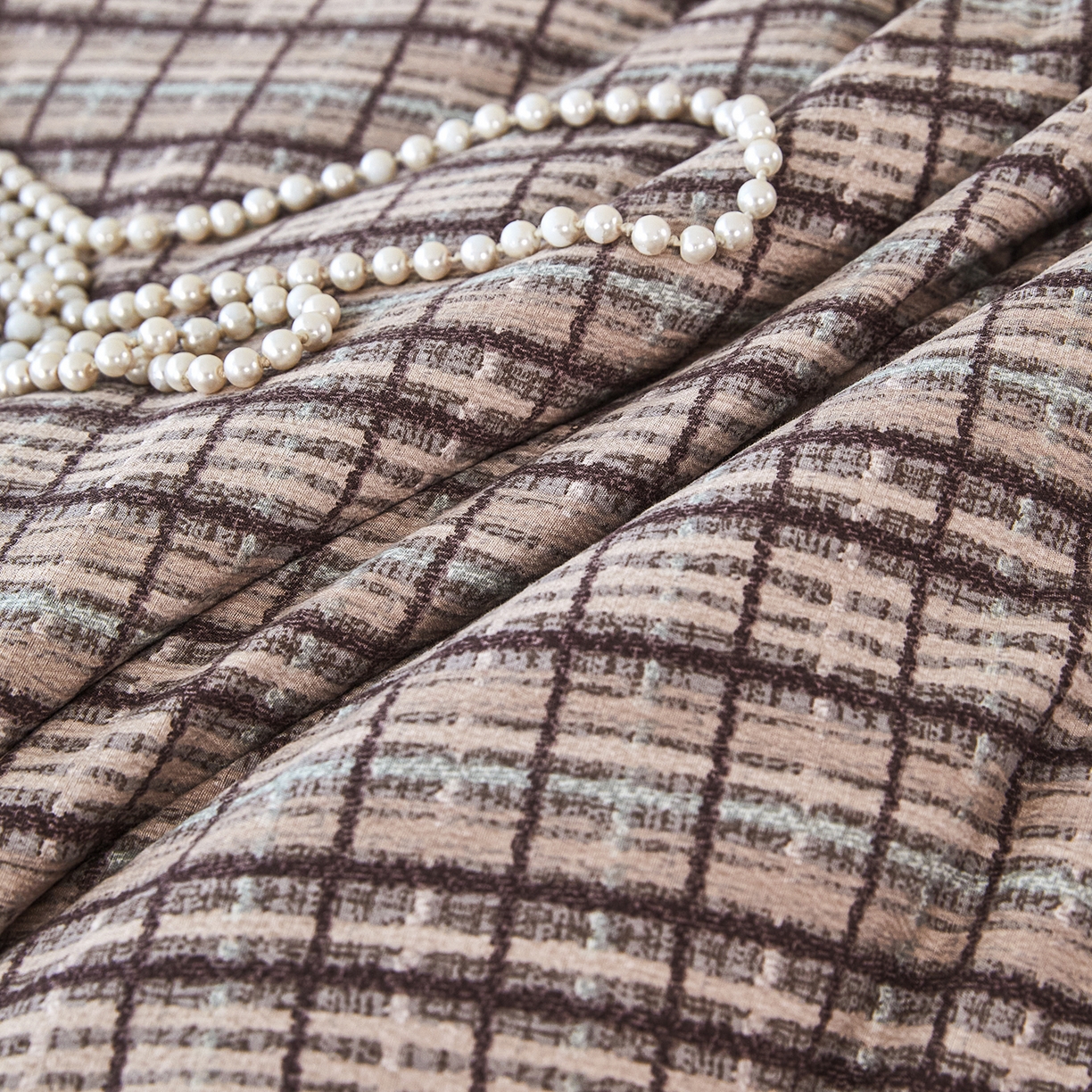 91家纺网 家纺一手货源 找家纺 缔锦家纺 2025新款亚麻豆豆被被子被芯 拂晓