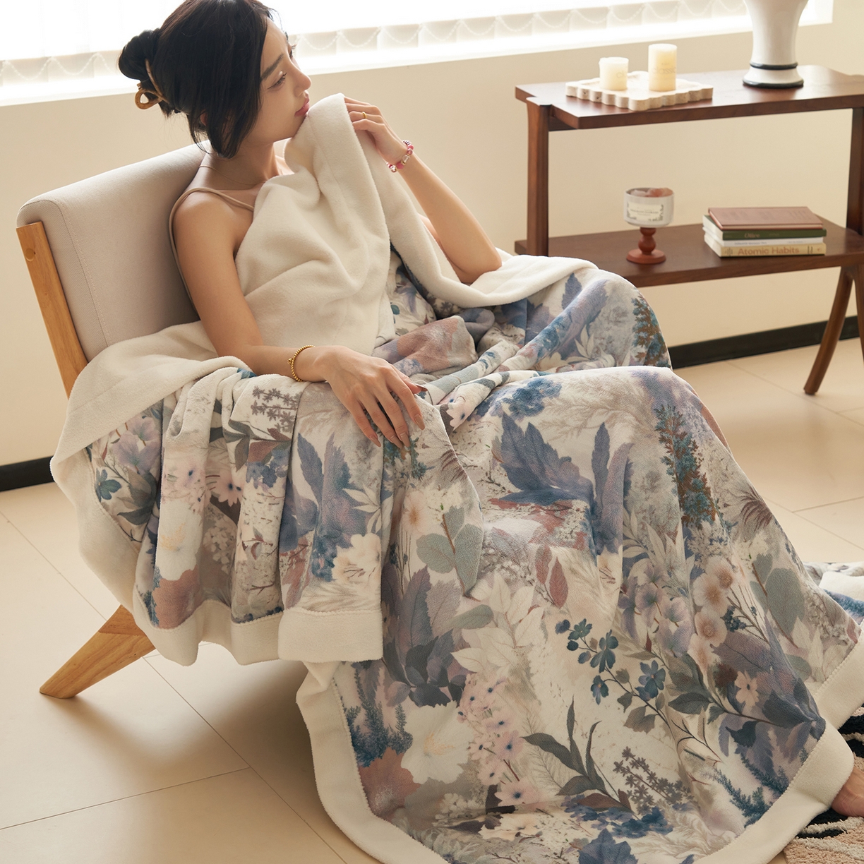 91家纺网 家纺一手货源 找家纺 （总）寐绸家纺 2025新款牛奶绒数码印花毛毯