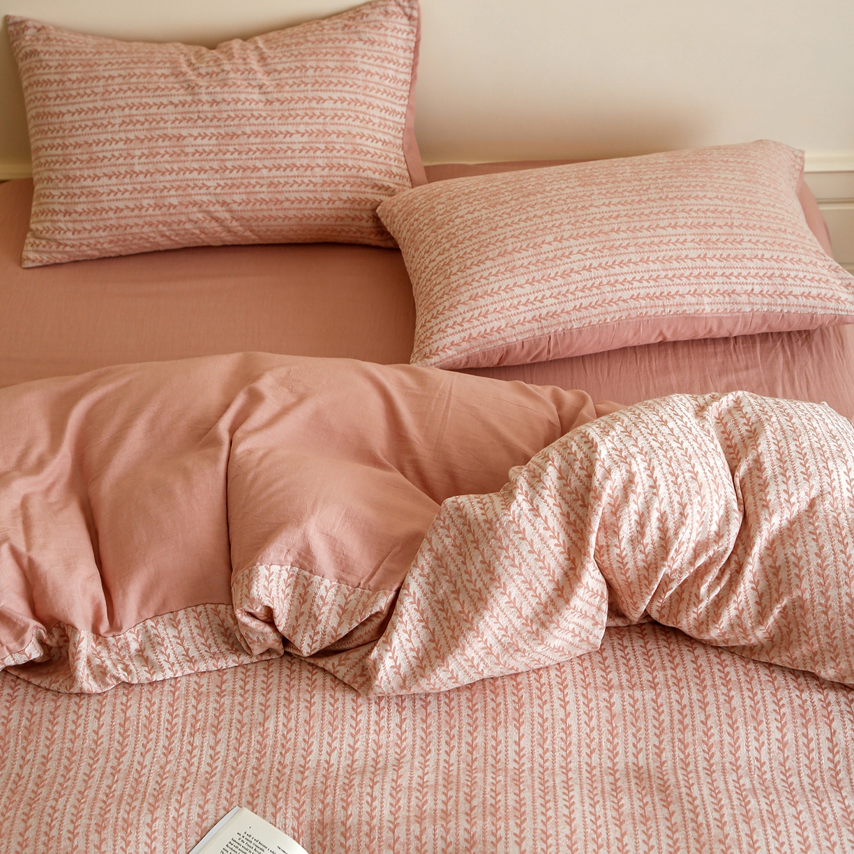 91家纺网 家纺一手货源 找家纺 （总）沐白家居 2025新款色织全棉提花四件套