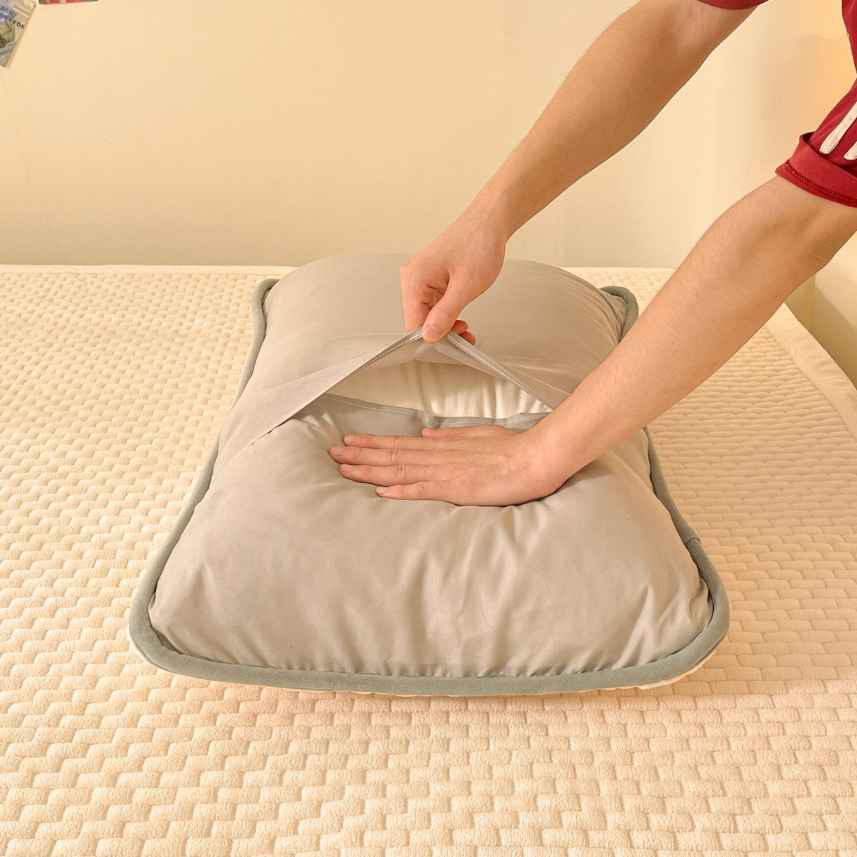 91家纺网 家纺一手货源 找家纺 （总）爱思凯家纺 2025新款新棉绒床褥-许愿兔（成人款）