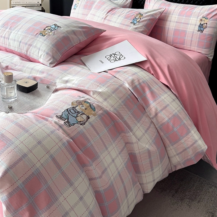 91家纺网 家纺一手货源 找家纺 （总）朵希曼 2025新款全棉纯棉生态磨毛四件套