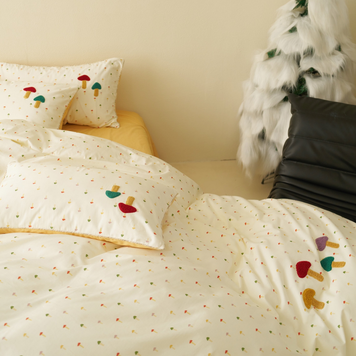 91家纺网 家纺一手货源 找家纺 （总）久典家居 2025新款全棉加厚磨毛数码印花毛巾绣四件套（买家秀找客服）