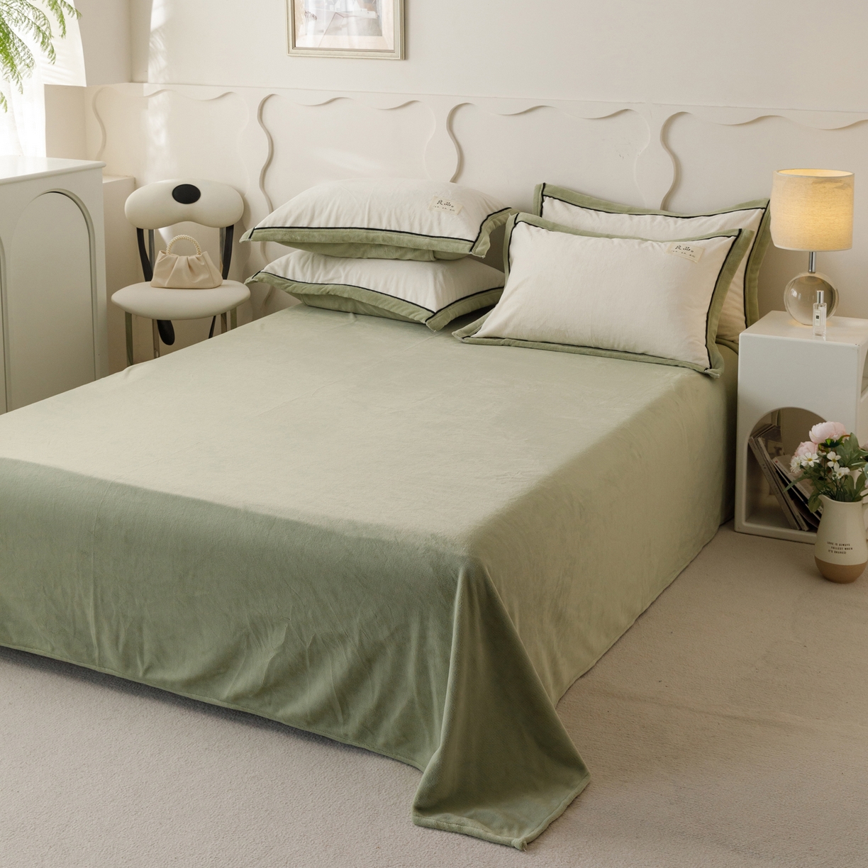 91家纺网 家纺一手货源 找家纺 （总）寐绸家纺 2025新款牛奶绒双拼单被套