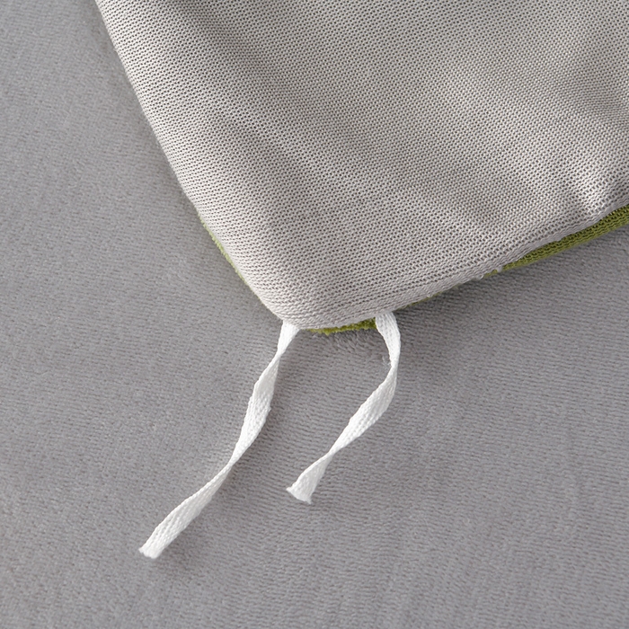 91家纺网 家纺一手货源 找家纺 妮恒美家纺 2025新款斜纹边贴标牛奶绒四件套 斜纹边-草绿＋浅灰