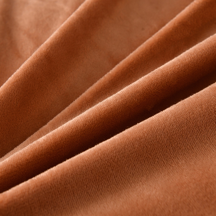 91家纺网 家纺一手货源 找家纺 妮恒美家纺 2025新款斜纹边贴标牛奶绒四件套 斜纹边-焦糖＋浅灰