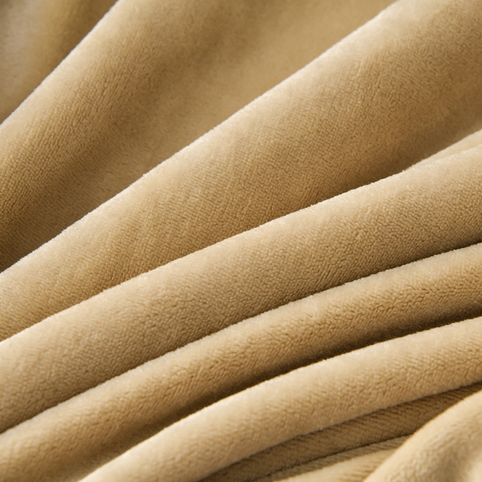 91家纺网 家纺一手货源 找家纺 妮恒美家纺 2025新款斜纹边贴标牛奶绒四件套 斜纹边-米驼＋深驼
