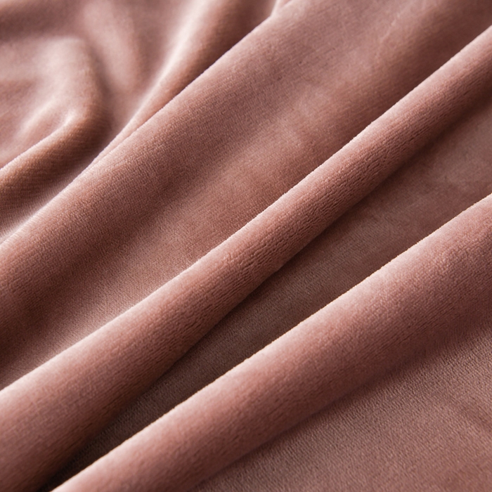 91家纺网 家纺一手货源 找家纺 妮恒美家纺 2025新款斜纹边贴标牛奶绒四件套 斜纹边-拿铁＋藏蓝