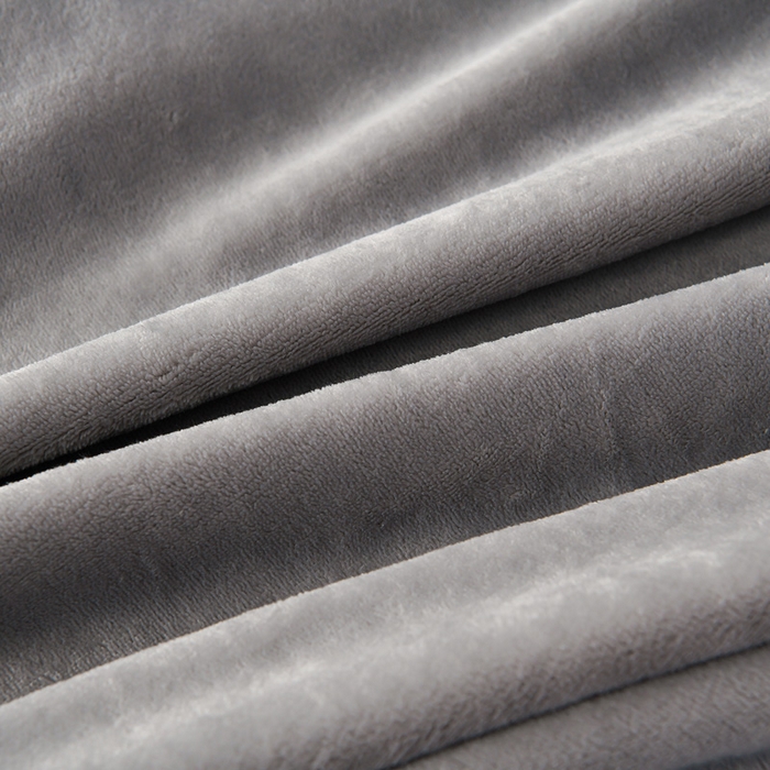 91家纺网 家纺一手货源 找家纺 妮恒美家纺 2025新款斜纹边贴标牛奶绒四件套 斜纹边-浅灰＋深灰