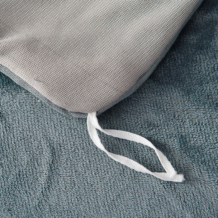 91家纺网 家纺一手货源 找家纺 妮恒美家纺 2025新款斜纹边贴标牛奶绒四件套 斜纹边-浅灰＋深灰