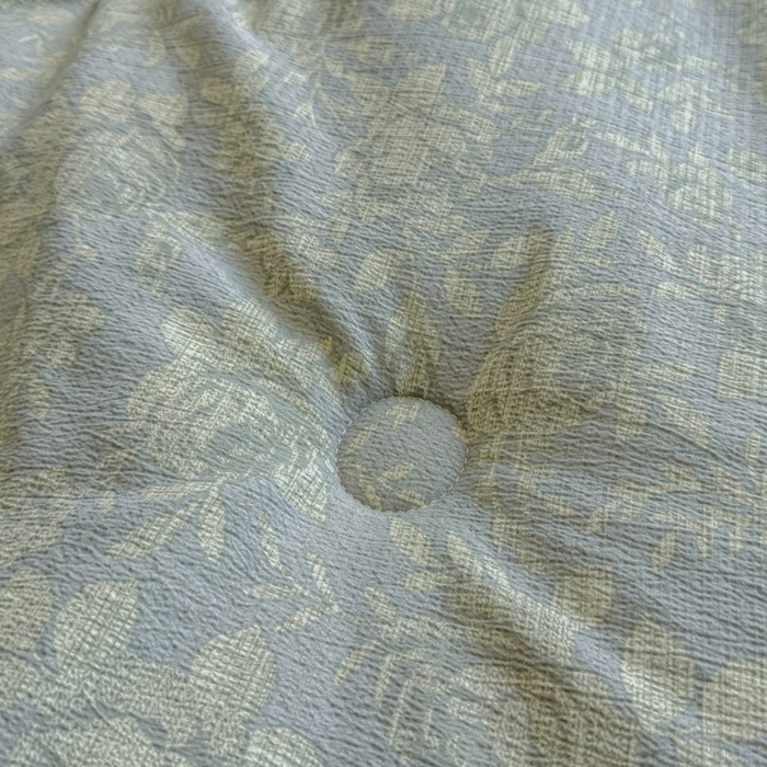 91家纺网 家纺一手货源 找家纺 尊妙被业 2025新款原麻色织全棉花边冬被被子被芯 晚茵绿