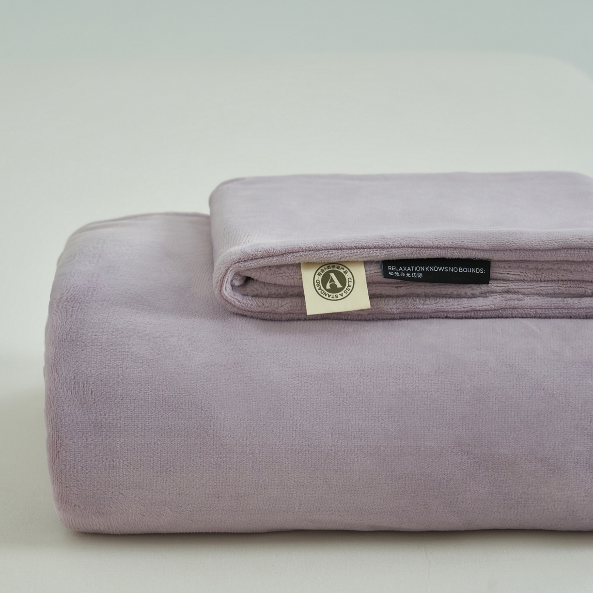 寐绸家纺 2025新款牛奶绒纯色暖绒床笠 暖绒床笠-淡紫