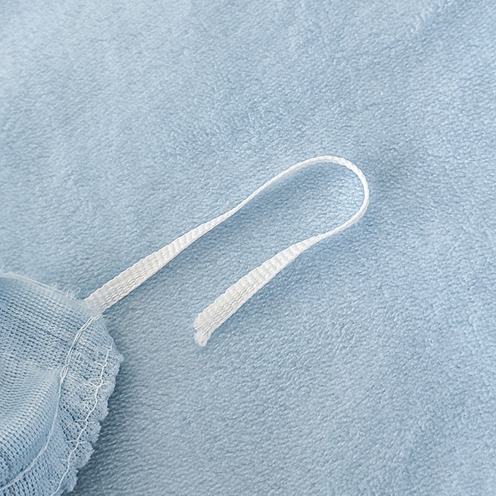 91家纺网 家纺一手货源 找家纺 柏薇 2025新款高克重牛奶绒绣花床盖四件套-缪系列 奶蓝色