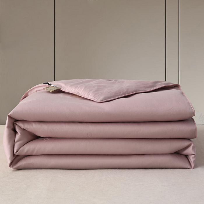 91家纺网 家纺一手货源 找家纺 越宏顺 2025新款龙凤款100%桑蚕丝纯棉手工蚕丝被保真 冰豆沙