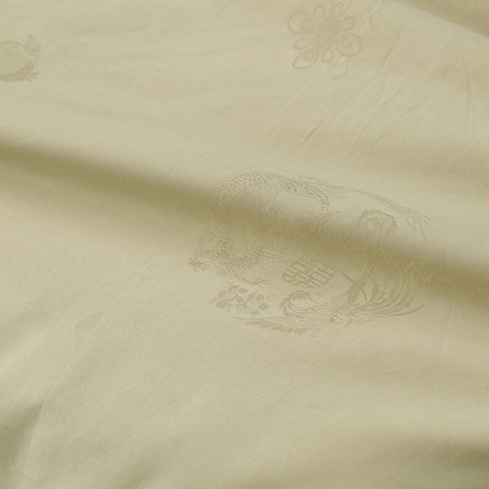 91家纺网 家纺一手货源 找家纺 越宏顺 2025新款龙凤款100%桑蚕丝纯棉手工蚕丝被保真 香槟金