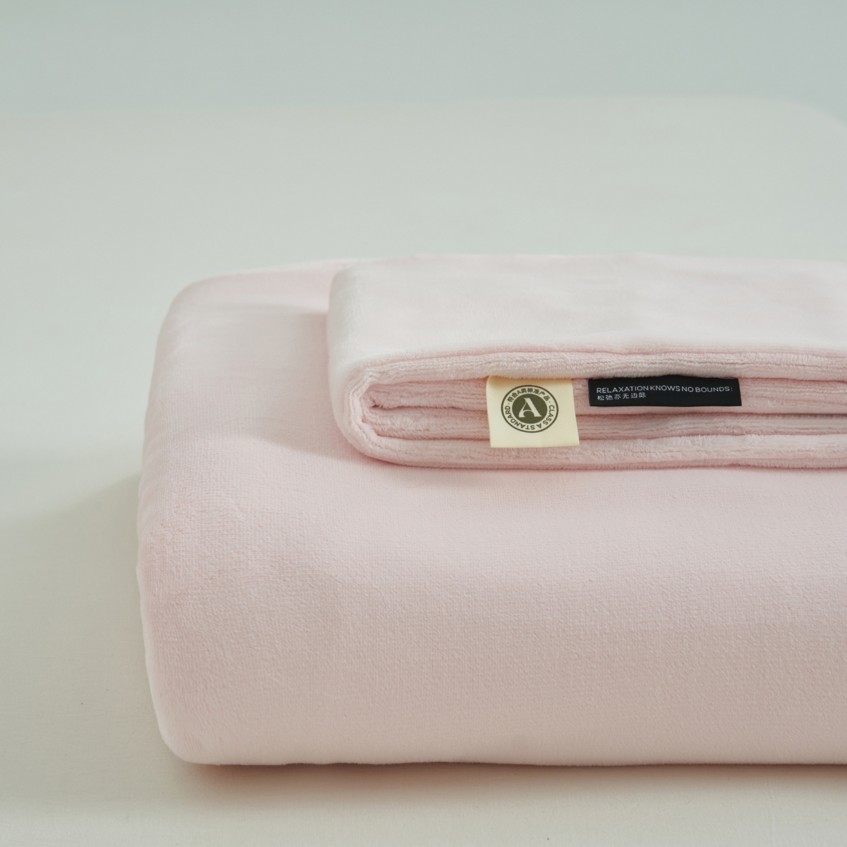 寐绸家纺 2025新款牛奶绒纯色暖绒床笠 暖绒床笠-浅粉