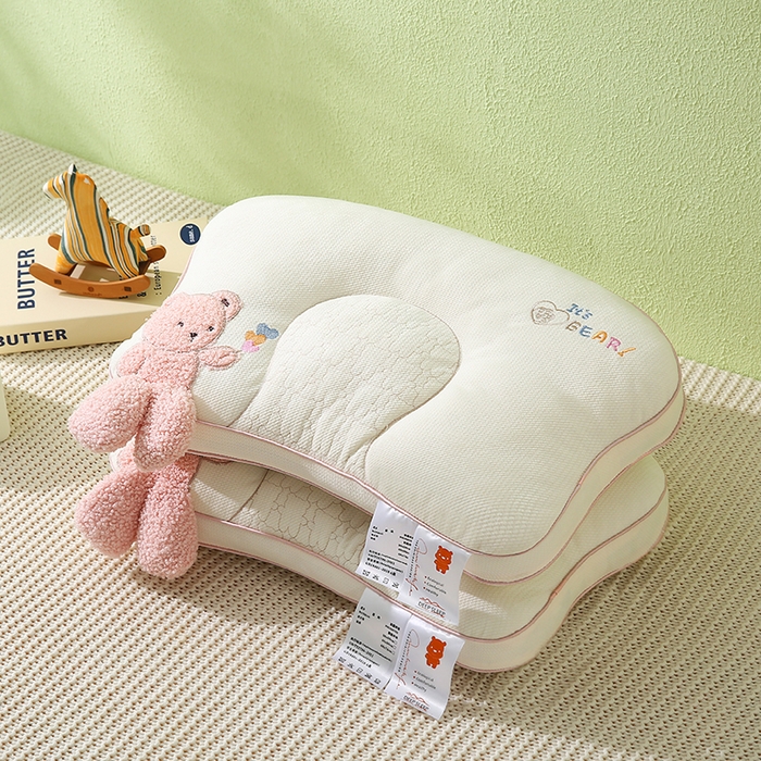 91家纺网 家纺一手货源 找家纺 （总）金牛枕芯 2025新款亲肤舒适儿童护脊枕枕头枕芯-奶糖熊