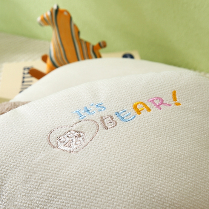 91家纺网 家纺一手货源 找家纺 金牛枕芯 2025新款亲肤舒适儿童护脊枕枕头枕芯-奶糖熊 奶糖熊-卡其