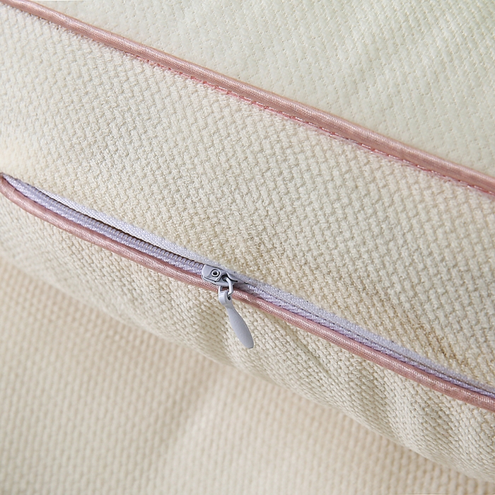 91家纺网 家纺一手货源 找家纺 金牛枕芯 2025新款亲肤舒适儿童护脊枕枕头枕芯-奶糖熊 奶糖熊-粉色