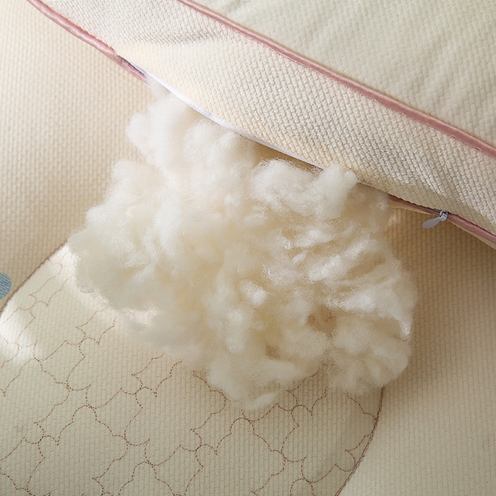 91家纺网 家纺一手货源 找家纺 金牛枕芯 2025新款亲肤舒适儿童护脊枕枕头枕芯-奶糖熊 奶糖熊-粉色