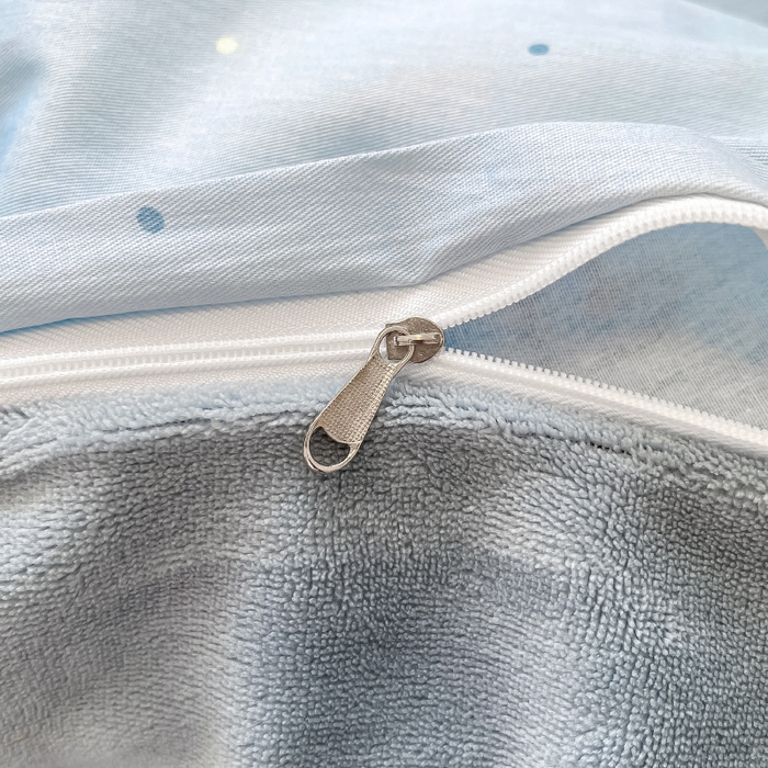 91家纺网 家纺一手货源 找家纺 瑞莱 2025新款秋冬网红款棉加绒四件套 棉绒帽子小奶狗