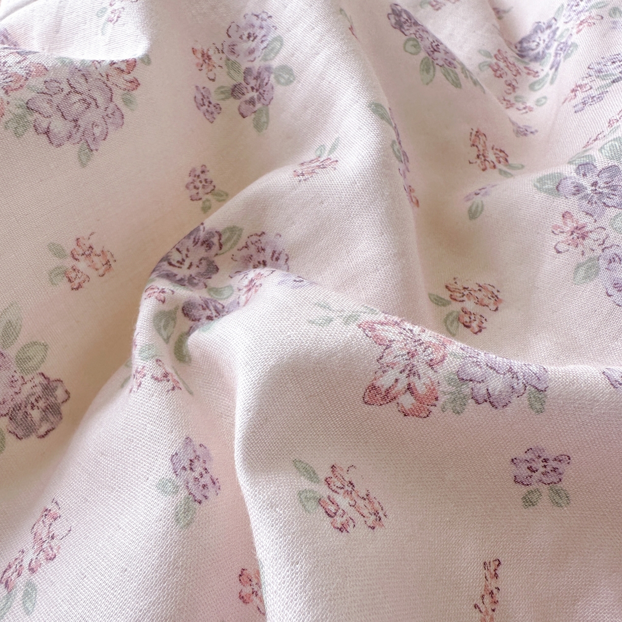 91家纺网 家纺一手货源 找家纺 淑女公社家纺 2025秋冬新款纯棉双层纱加韩国绒四件套 紫韵