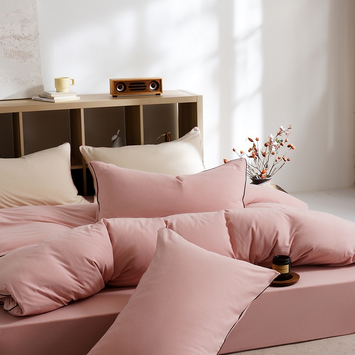 91家纺网 家纺一手货源 找家纺 （总）LADYCOCO可可家居 2025新款纯棉针织四件套（控价不低于279元）