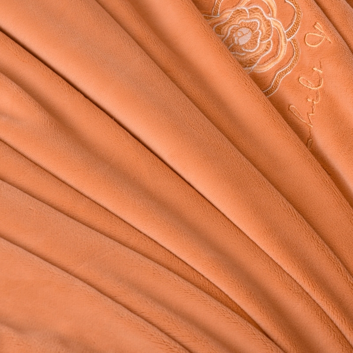 91家纺网 家纺一手货源 找家纺 （总）优家居 2025新款240克高克重牛奶绒单件床裙韩版刺绣花牛奶绒床裙三件套