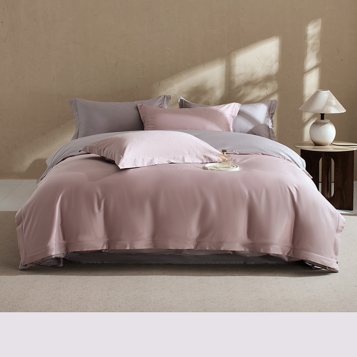 91家纺网 家纺一手货源 找家纺 （总）LADYCOCO可可家居 2025新款三开口贡缎夹棉四件套 优易套/U易套 三开口被套，唯一专利发明单位，全球专利布局（控价不低于410元）