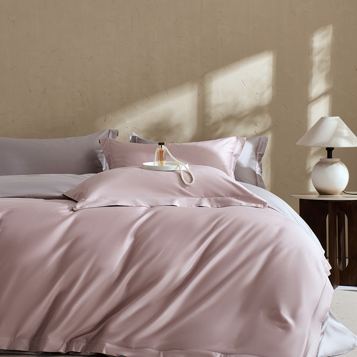 91家纺网 家纺一手货源 找家纺 （总）LADYCOCO可可家居 2025新款三开口贡缎夹棉四件套 优易套/U易套 三开口被套，唯一专利发明单位，全球专利布局（控价不低于410元）