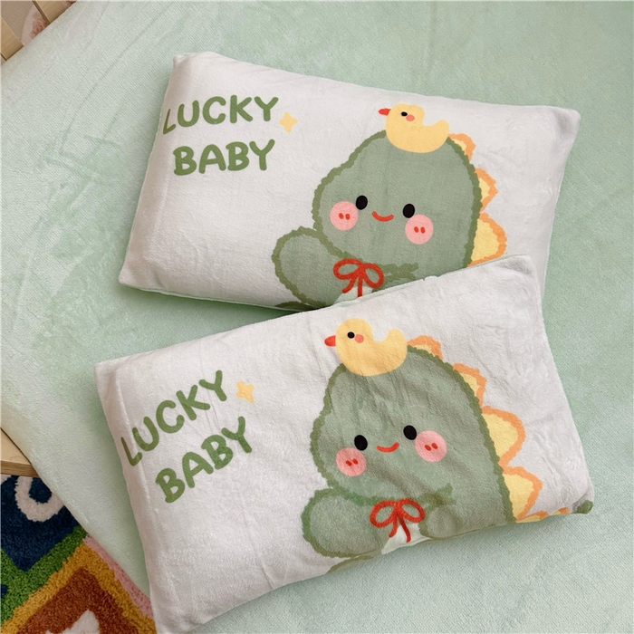 91家纺网 家纺一手货源 找家纺 （总）萌宝家纺 2025新款大版牛奶绒被套加厚保暖儿童三件套-萌宠系列