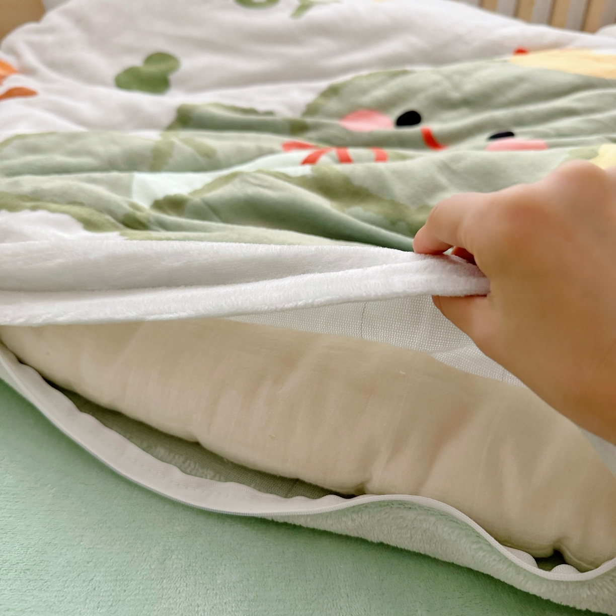 91家纺网 家纺一手货源 找家纺 （总）萌宝家纺 2025新款大版牛奶绒被套加厚保暖儿童三件套-萌宠系列