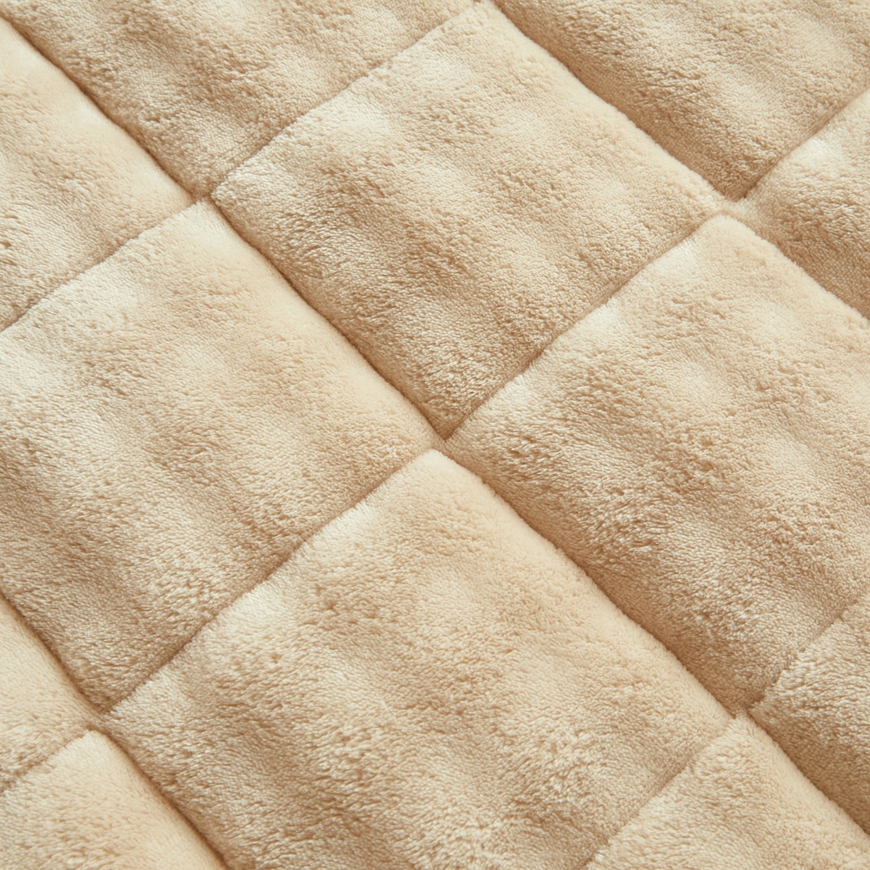 91家纺网 家纺一手货源 找家纺 鑫顺欣 2025新款泡泡牛奶绒床垫床褥 奶卡色